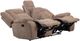 Parker House® Bruno Plush Tobacco Manual Reclining Console Loveseat-2
