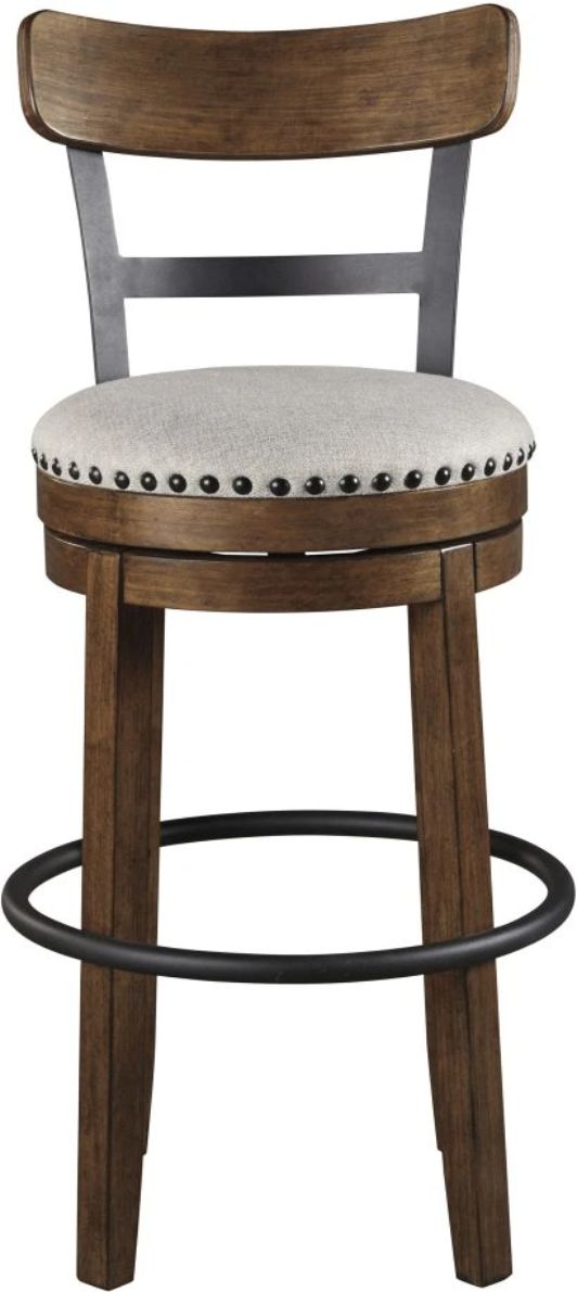 Signature Design by Ashley® Valebeck Brown Tall Swivel Barstool-1