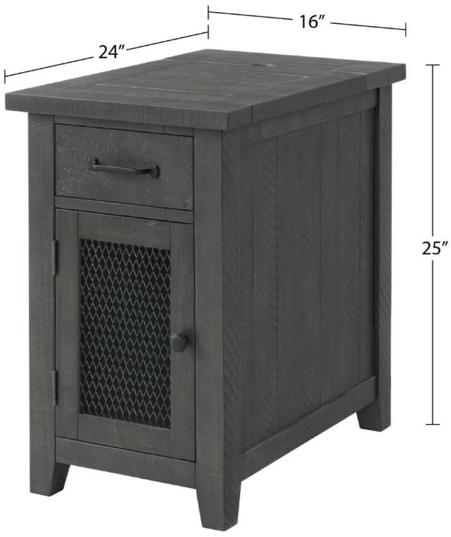 Martin Svensson Rustic Gray Chairside Table-2