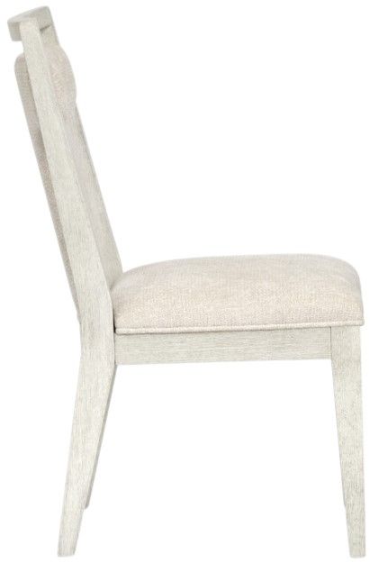 Magnussen Home® Lorelei Misty Cloud Upholstered Dining Side Chair-3