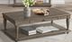 Elements International Kings Court Gray Coffee Table -1