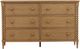 Dovetail Furniture Marcellina Natural 66" Dresser-1