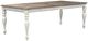 Liberty Furniture Magnolia Manor Weathered Bark Rectangular Dining Table with Antique White Base-0