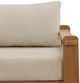 Dovetail Furniture Julie Fairfax Natural/Taupe Olefin/Wooden Outdoor Sofa Chair-4