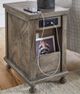 Null Furniture Aria Gray Wash Chairside Cabinet-1