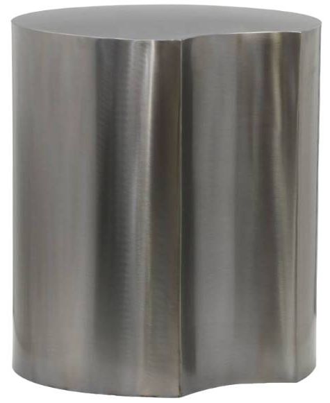 Meridian Furniture Dimple Silver 20" End Table-0