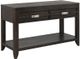 A & B Home Dark Brown Console Table with 2 Drawers-0