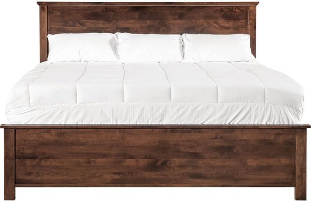 Archbold Furniture Customizable Portland King Plank Storage Bed-1