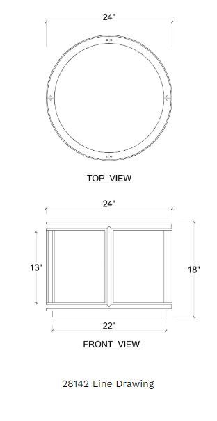 Bramble Customizable Cohan Small Coffee Table-1