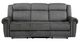 Homelegance® Brennen Charcoal Double Reclining Sofa-2