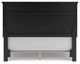 Signature Design by Ashley® Lanolee Black Queen Panel Bed-4