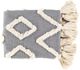 Surya Tut Medium Gray 50"x60" Throw Blanket-0