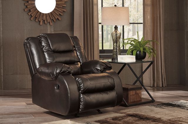 Signature Design by Ashley® Vacherie Chocolate Manual Rocker Recliner-2