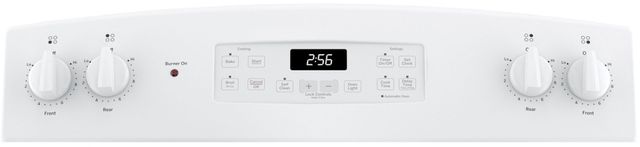 GE® 30" White Freestanding Electric Range-2