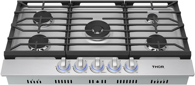 Thor Kitchen 36" Stainless Steel Pro Style Gas Cooktop-1