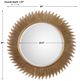 Uttermost® Marlo Antiqued Gold Leaf Round Mirror-3