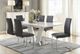 Homelegance® Yannis Chrome/Gray Dining Side Chair-1