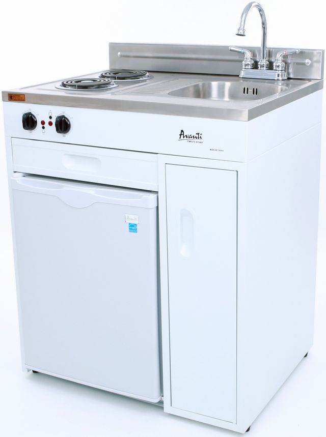 Avanti® 30" White Kitchenette-3
