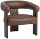 Classic Home Julina Rich Cocoa Accent Chair-0