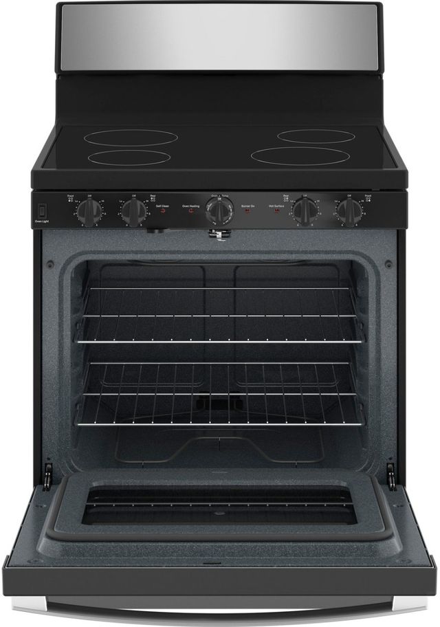 GE® 30" Stainless Steel Freestanding Electric Range-2