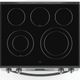 Hisense 30" Black/ Stainless Steel Slide In Electric Range-3