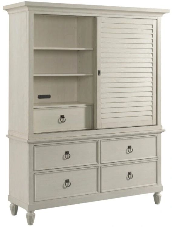 American Drew® Grand Bay Egret Wardrobe Cabinet-2