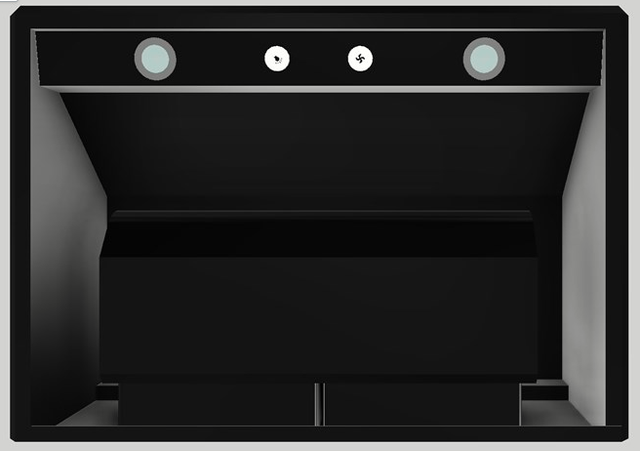 Vent-A-Hood® 36" Black Under Cabinet Hood-3