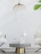 A & B Home Vintage Glamour Gold Chandelier-2
