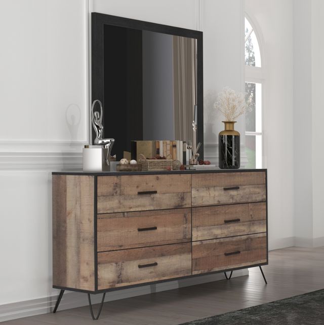 New Classic® Home Furnishings Elk River Rustic Dresser Mirror-1