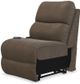 La-Z-Boy® Trouper Mink Power La-Z-Time® Armless Recliner-1