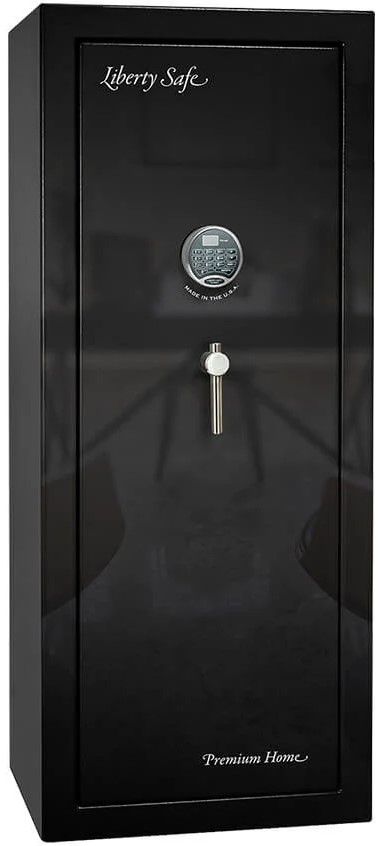Liberty Safe Premium Home Black Gloss/Chrome 17 Electronic Gun Safe-0