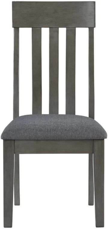 Signature Design by Ashley® Hallanden Antiqued Gray Dining Side Chair-1