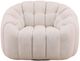 Dovetail Furniture Rume Cream Swivel Chair-1