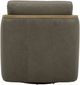 KUKAHOME Newport Concord Pewter Accent Swivel Chair-3