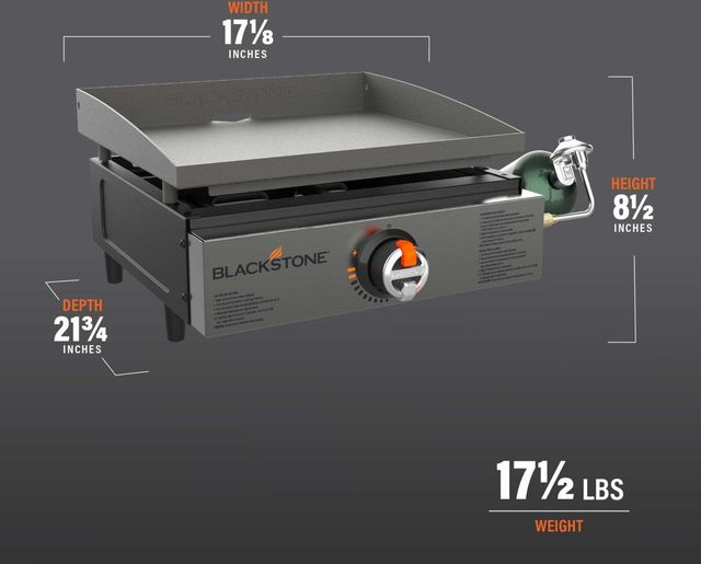 Blackstone® 17" Stainless Steel Outdoor Griddle -1