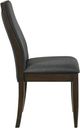Coaster® Wes 2-Piece Grey/Dark Walnut Side Chairs-3