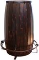 International Furniture Direct Antique Brown Bistro Table-2