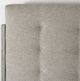 Bernhardt Foundations Gray/Light Shale/Linen King Panel Bed-3