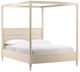 Dovetail Furniture Marcellina Whitewash King Poster Bed-0