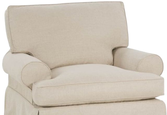 Rowe® Customizable Cindy Slipcovered Swivel Chair-1