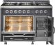 Viking® Tuscany 48" Cast Black Pro Style Dual Fuel Range-1