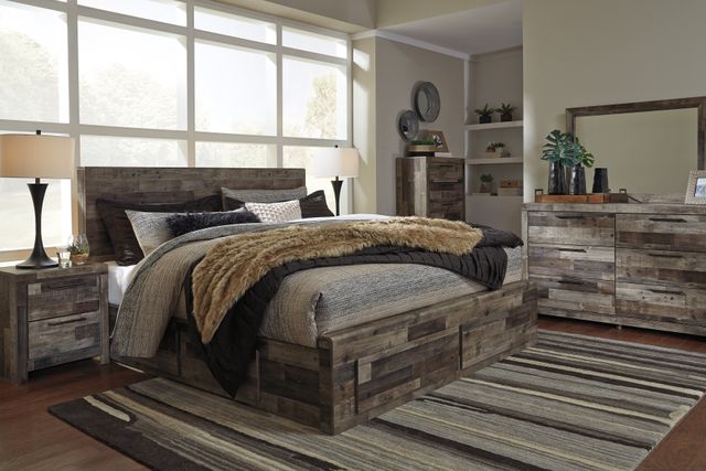 Benchcraft® Derekson Multi Gray King Panel Headboard-2