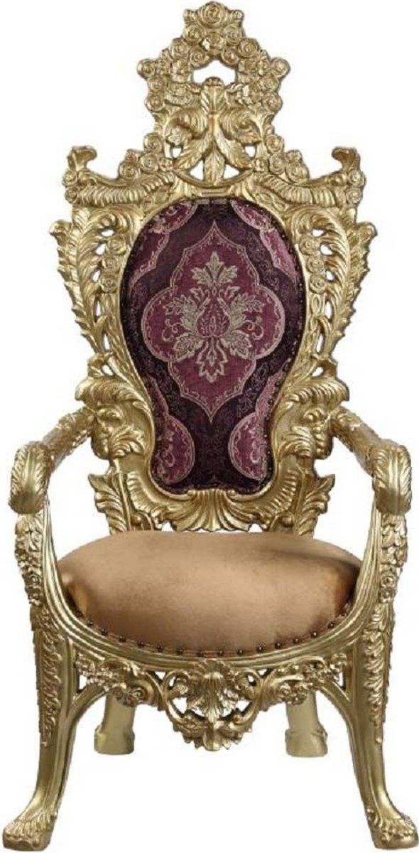 ACME Furniture Bernadette 2-:Piece Gold Arm Chair Set-2