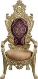 ACME Furniture Bernadette 2-:Piece Gold Arm Chair Set-2