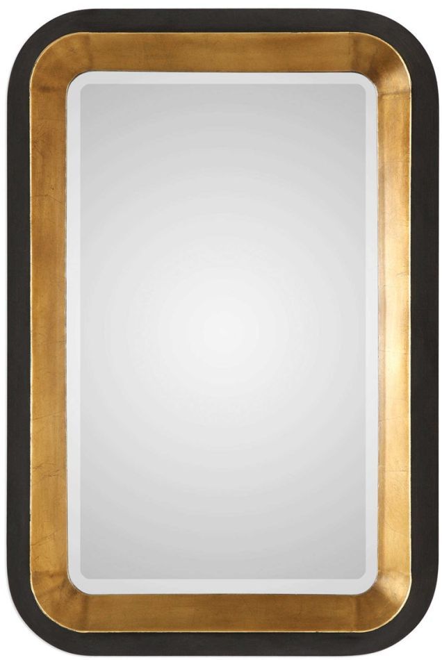 Uttermost® Niva Metallic Gold Leaf  Mirror-0
