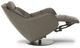 Natuzzi Editions Customizable Levante Leather Reclining Swivel Chair-1