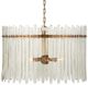 Currey & Company Electra Antique Brass/Clear Chandelier-1