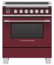Fisher & Paykel Series 9 30" Red Pro Style Induction Range-0