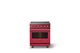 Viking® 5 Series 30" Valentine Pro Style Induction Range with Brushed Brass Trim-3