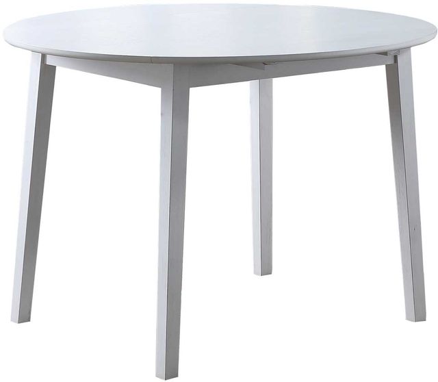 Steve Silver Co. Naples Antiqued White Dining Table-0